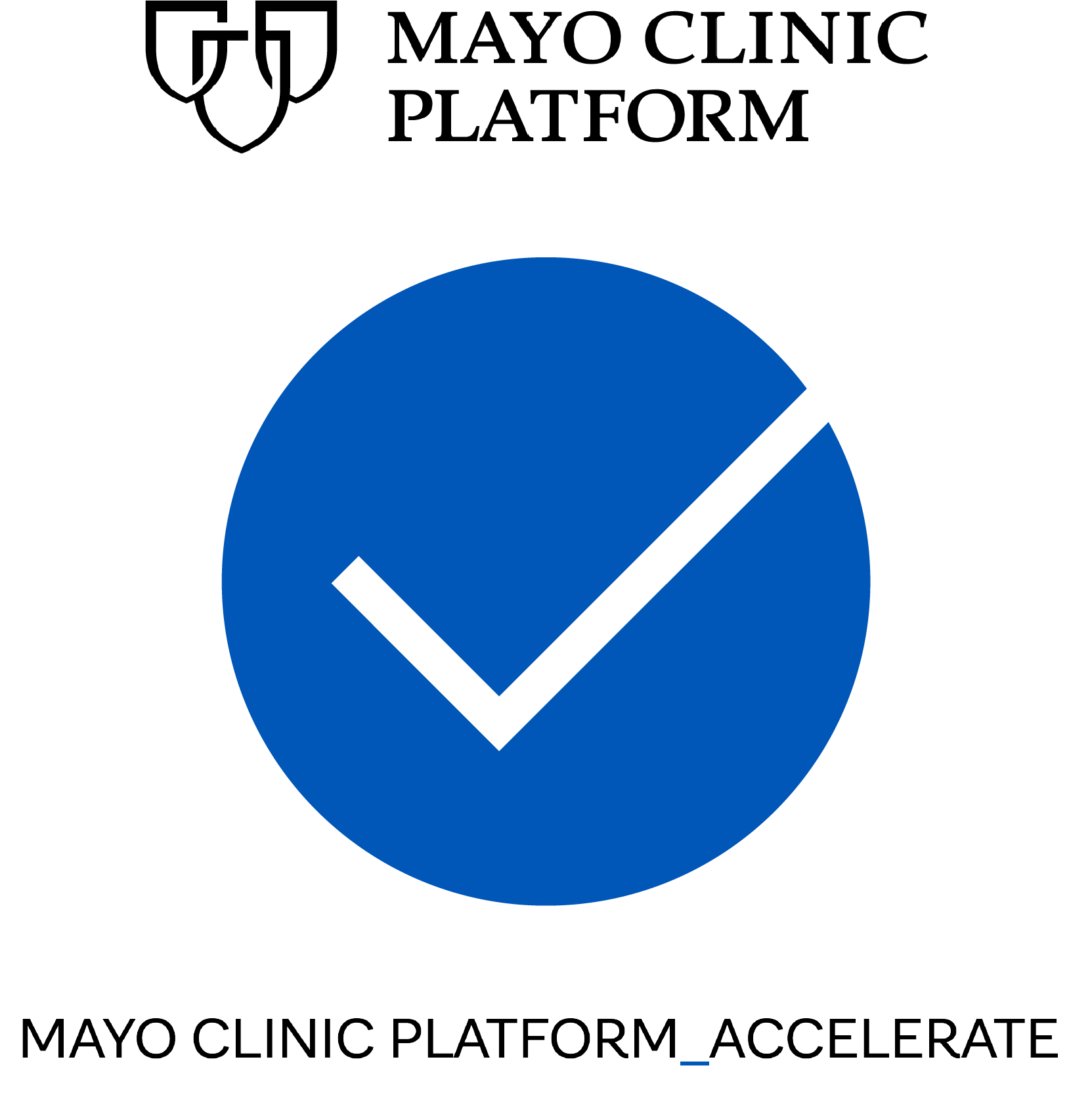 Mayo Clinic Platform_Accelerate completion insignia